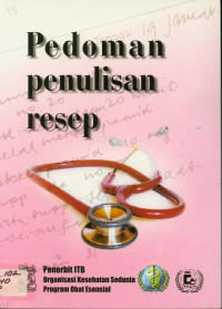 Pedoman Penulisan Resep