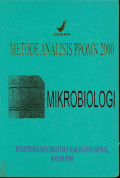 Metode Analisis PPOMN 2000: Mikrobiologi