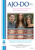 The American Journal of Orthodontics & Dentofasial Orthofedics September 2019 Volume 156