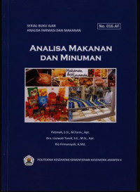 Analisa Makanan & Minuman : Serial Buku Ajar No.016.AF