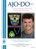 The American Journal of Orthodontics & Dentofasial Orthofedics  Januari 2019 Volume 155