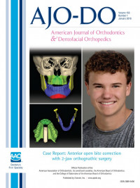 The American Journal of Orthodontics & Dentofasial Orthofedics  Januari 2019 Volume 155