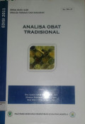Serial Buku Ajar Analisa Obat Tradisional No.001.AF