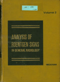 Analysis of Roentgen Siagns In General Radiology