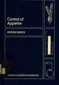Control of Appetite: Current Concepts in Nutrition