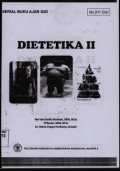 Dietetika II  : Serial Buku Ajar No.011.Gizi
