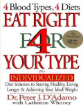 Eat Right Four 4 Your Type