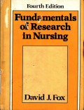 Fundamentals of Research in Nursing Fourth Edition