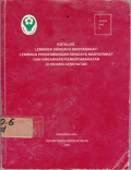Katalog Lembaga Swadaya Masyarakat Lembaga Pengembangan Swadaya Masyarakat dan Organisasi Kemasyarakatan di Bidang Kesehatan