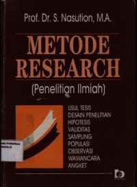 Metode Research (Penelitian Ilmiah)