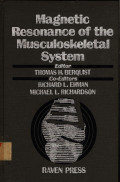 Magnetic Resonance of the Musculoskeletal System