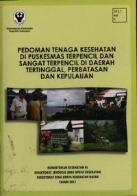 Pedoman Tenaga Kesehatan di Puskesmas Terpencil dan sangat terpencil di daerah tertinggal perbatasan dan kepulauan