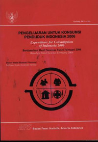 Pengeluran Untuk konsumsi Penduduk Indonesia 2006