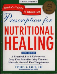 Prescription For Nutritional Healing