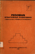 Pedoman Stratifikasi Puskesmas ( Sebagai Pola Pembinaan Puskesmas )