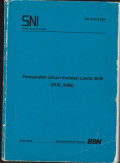 Persyaratan Umum Instalasi Listrik 2000 ( PUIL 2000 )