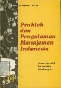 Praktek dan Pengalaman Manajemen Indonesia
