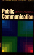 Public Communication Behavioral Pervectives