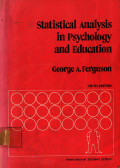 Statistical Analysis in Psychology and Education