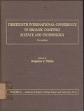 Thirteenth International Conference In Organic Coatings Science and Technology  : Processdings