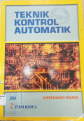 Teknik Kontrol Automatik ( Sistem Pengaturan ) jilid 2