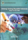 Undang-Undang republik Indonesia Nomor 35 Tahun 2009