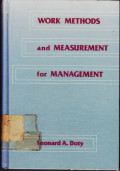 Work Methods and Measurement For Management