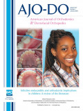 The  American Journal of Orthodontics & Dentofasial Orthofedics Januari 2020 Volume 157