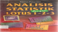 Analisis Statistik dengan Lotus 1-2-3