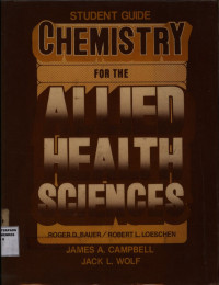 Chemistry for the Allied Sciences : Student Guide