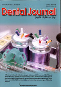 Dental Journal (Majalah Kedokteran Gigi): Vol. 50 No. 1 Tahun  2017