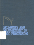 ECONOMICS AND MANAGEMENT OF FOOD PROCESSING.