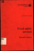 Food Safety Services. Second Edition
