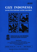 Gizi Indonesia Vol.40 No.1