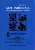 Gizi Indonesia Vol.35-37