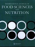 Internasional Journal of Food Sciences and Nutrition Vol. 70 Num. 4