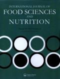 Internasional Journal of Food Sciences and Nutrition Vol. 70 Num. 8