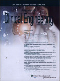 Journal Of Clinical Engineering Vol. 41 Num. 1