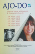 American Journal of Orthodontics dan Dentofacial Orthopedics Vol. 141 No.1-6