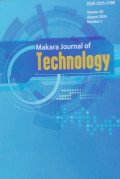 Makara Journal of Technology Vol. 20 No.3 Tahun 2016