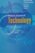 Makara Journal of Technology Vol. 22 No.1 Tahun 2018