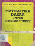 Matematika Dasar Untuk Perguruan Tinggi