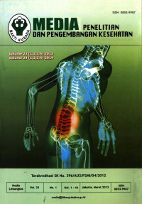 Media Penelitian dan Pengembangan Kesehatan  Vol. 23-24