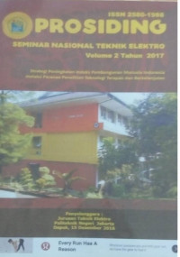 Proceding Seminar Nasional  Teknik Elektro Vol.2  Tahun 2017