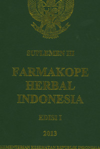 Suplemen III Farmakope Herbal Indonesia