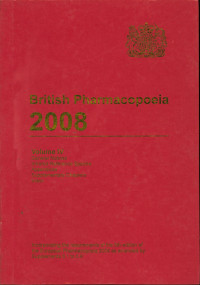 Brithis Pharmacopoeia 2008 Volume IV