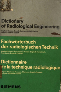 Dictionary of Radiological Engineering