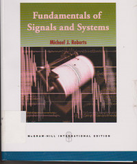 Image of Fundamentals of Signals and Systems