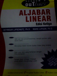 Image of Aljabar Linear  Edisi ketiga