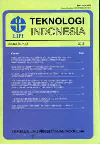 Teknologi Indonesia Vol. 36 No.1  Tahun 2013